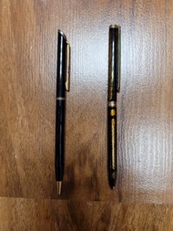 (數十年唔知價,自出合理價高者得)  80年代法國製"ST Dupont"中國漆金沙筆 + 美國製"Playboy"筆2枝