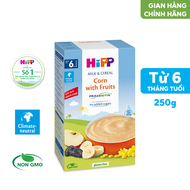 Bột ăn dặm dinh dưỡng Sữa Hoa quả Bắp HiPP Organic 250g
