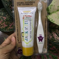 Jack n Jill toothpaste and toothbrush Set for babies over 1 year old