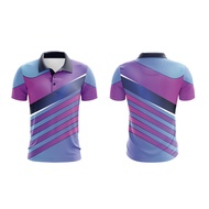 Purple Stripe Full sublimation T-shirt