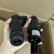 Brand New Double Hole 3 Core 16A Male Female Plug One Point Two Power Pair Plug Stage Lighting Water