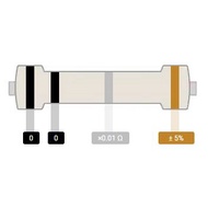 Carbon Film Resistor DIP 1/4W Color Ring 5% Precision 0.5 R/0.82 R/0.33 R/0R