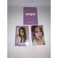 AESPA Photocard Karina Winter Giselle Trading Card