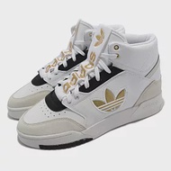 adidas 休閒鞋 Drop Step XL 白 金 男鞋 大LOGO 運動鞋 高筒 GZ1581