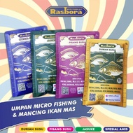 Umpan Ikan Mas Pelet Rasbora Jasuke Spesial Amis Durian Susu Pisang Susu Kemasan 65gr
