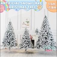 BabyZoom Christmas Tree 5ft 6ft 7ft 8ft christmas tree on - Artificial Snowflake Christmas Tree
