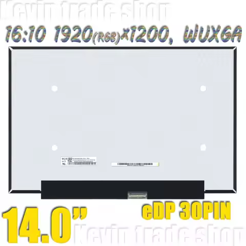 NV140WUM-N45 V8.0 MNE007QS3-1 B140UAN04.4 N140JCA-ELL M140NW4D R6 TM140VDXP01 for Lenovo ThinkBook 1