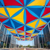 Sun Shade Sail Waterproof 1.5x1.5x1.5m/5x5x5ft small size sunshade cloth triangle, Patio Shade sail 