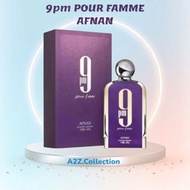 [A2Z.Collection] New Arrival Afnan 9PM Pour Femme EDP Perfume For Women 100ML[Long Lasting]