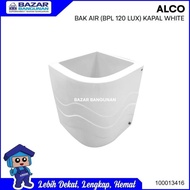 BAK AIR MANDI SUDUT ALCO LUXURY FIBER GLASS 120 LITER 120 LTR WHITE