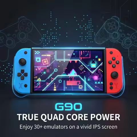 7 inch HD Screen G90 128GB 29000games Arcade Handheld Game Console for PSP/PS1 Nostalgic Retro for B