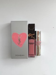 🔥YSL Make Me Blush 愛心禮盒｜液態腮紅+圓管唇膏套裝 限定禮盒全新正貨