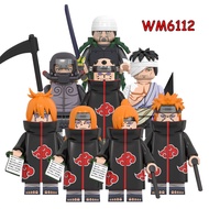 Japanese Anime Cartoon Blocks Toys Figures Pain Pepperfish Hanzo Building Blocks WM6112