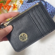 Tory Burch Robinson Soft Cow Leather Women Card Holder Card Wallet + FREE Gift Bag