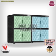 Lemari Tabitha LC2GT JUMBO! Lemari Pakaian Plastik Jumbo Lemari Cortez Lemari Rotan
