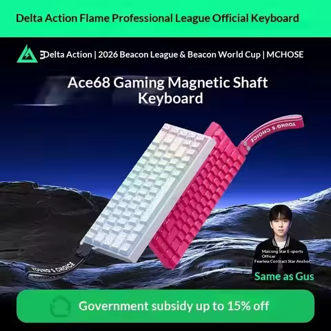 MCHOSE Ace 68 60 Pro Magnetic Axis Mechanical Keyboard Customizable Gaming Esports Gear For Desktop 