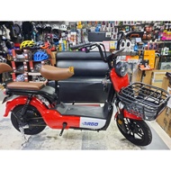 48V Electric Bicycles Bicycle Motor Electric Bike With Pedal 2 Seat [RED][ARGO] Electric Scooter