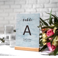 [Moke Wedding Card] Table Card/Customized Live Nameplate/Table Card/American Times Card/Table Number