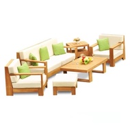Sofa tamu outdoor kayu jati, sofa tamu garden for 311+ langsung kirim