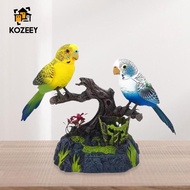 [KOZEEY] Talking Parrots, Talking Sound Control Bird Toy, Electric Birds, Home Office Decoration, Ho