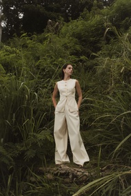 CECILIA OFFWHITE TROUSERS