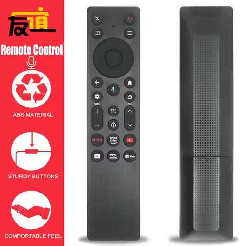 RC813A FMB1 Voice Remote Control Fit For TCL QLED 4K UHD Smart TV QM6K QM7K Series 85QM6K 98QM6K 55Q