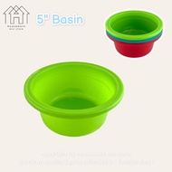 Small Plastic Basin 5 inch Kitchen Toilet Use「水盆」