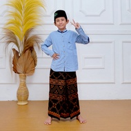 SARUNG INSTAN MOTIF BATIK / SARUNG INSTAN ANAK LAKI LAKI MODEL ROK / SARUNG ANAK DG KARET PINGGANG /