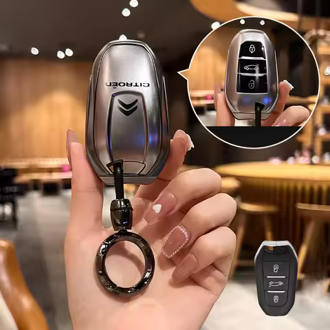 New TPU Car Remote Key Case Cover Key Protector Keychain For Citroen C1 C2 C4 C6 C3-XR Picasso Grand