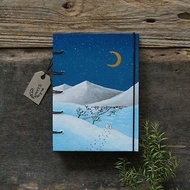 We with crescent moon. Notebook Handmadenotebook Diary 筆記本 journal