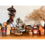 Handmade Kokeshi Japanese wooden doll T12 - Meaningful gifts, Japanese style decorations - Pottery, 