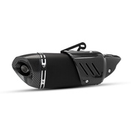 Universal 51mm Exhaust Muffler K11 Motorcycles Exhaust Muffler With Carbon Fiber Cover For pcx nmax 