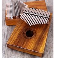 17 Keys Kalimba African Solid Thumb Finger Piano 17 Keys Solid Wood Kalimba Musical Instrument
