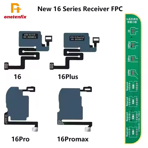 JCID V1SE V1S Pro JC Receiver FPC Ear Speaker Flex Cable for iPhone X 11 12 13 14 15 16 series Face 