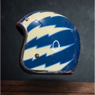 Slimhead 500TX Thunder Flame - slim helmet, vespa helmet, chopper helmet