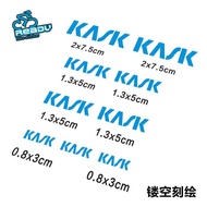 Miếng Dán Mũ Bảo Hiểm Xe Đạp Đường Trường KASK Miếng Dán Xe Đạp Miếng Dán Rỗng Kiểu Dáng Khắc Sâu Nh