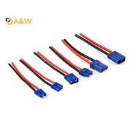 A&W EC2/EC3/EC5 Male Female Connector Pigtail Cable Silicone Wire RC