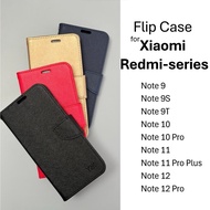 Flip Case for Xiaomi Redmi-Series [Pouch for Redmi Note 9, 9T, Note 10 Pro, Note 11, 11 Pro Plus, Note 12, 12 Pro]