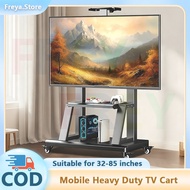 32-85 Inch Mobile TV Stand Heavy Duty Universal Adjustable TV Stand Rolling TV Cart Pendakap TV