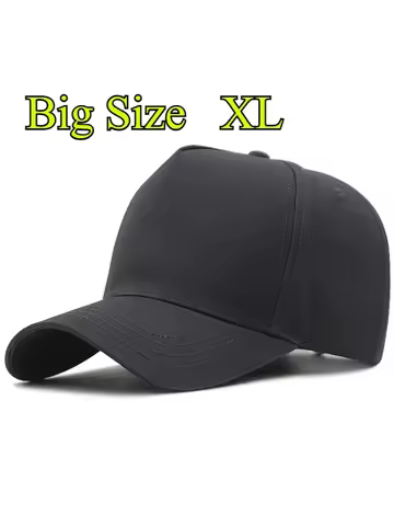 Big Head Plus Size XXL Baseball Cap Men Women Oversize High Crown Adjustable Fashion Trucker 56-60cm