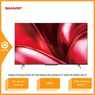 Sharp 55" HDR Aquos Tru Google TV 120Hz 4K Smart Led TV 4TC55GN7000X TV Pintar
