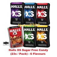 [HALAL] Halls XS Sugar Free Candy (23s/Pack) - 6 Flavours