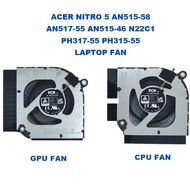 ACER NITRO 5 AN515-58 AN517-55 AN515-46 N22C1 PH315-55 PH317-55 LAPTOP FAN