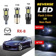【MAZDA】RX-8 1PC 27LED Car Reverse Light Bulb Flash & Non Flash T15 T20/7440 1156 (Strobe 3 Times + C