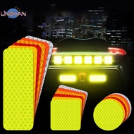 [LinshanS] 10PCS Car Sticker Reflective Warning Sticker Safety Tape Anti Collision Warning Reflective Sticker Automobile Trunk Motorbike [NEW]