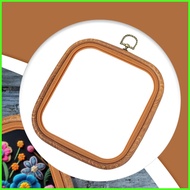Embroidery Hoop Frame Imitated Wood Embroidery Hoop Square Embroidery Frame Imitated Wood Round Hoop