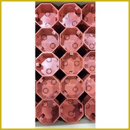 ▧ ❤ ﹍ DREAM  25pcs. PVC JUNCTION BOX with SCREW or 25 pcs. JUNCTION COVER GOLDEN EAGLE BRAND