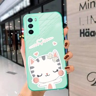 Softcase Tosca/Mint Kaca for Oppo A16/A16s Lucu - | MC27 | Softcase Oppo A16/A16s | Case Oppo A16/A1