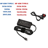 HP 45W 65W TYPE-C Power Adapter 20V 3.25A 19.5V 2.31A
