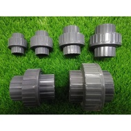 READY STOCK PVC Union Coupling Socket End / Threaded End penyambung paip Union
